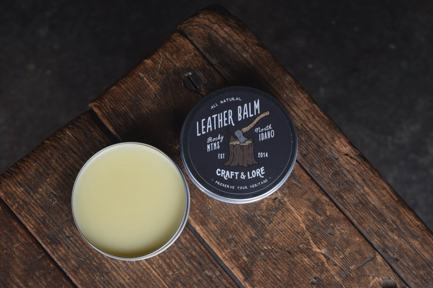 Leather Care Balm Conditioner Protectant Preservative Handmade Natural Quality PNW Craft and Lore